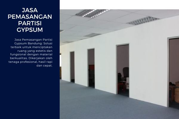 Jasa Pasang Partisi Gypsum