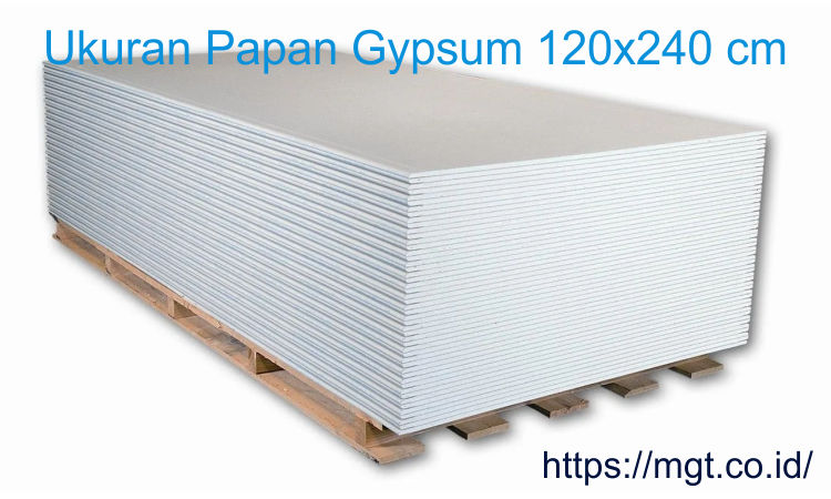ukuran standar papan gypsum