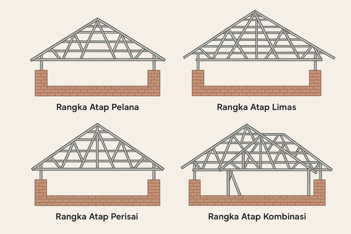 jenis model atap baja ringan