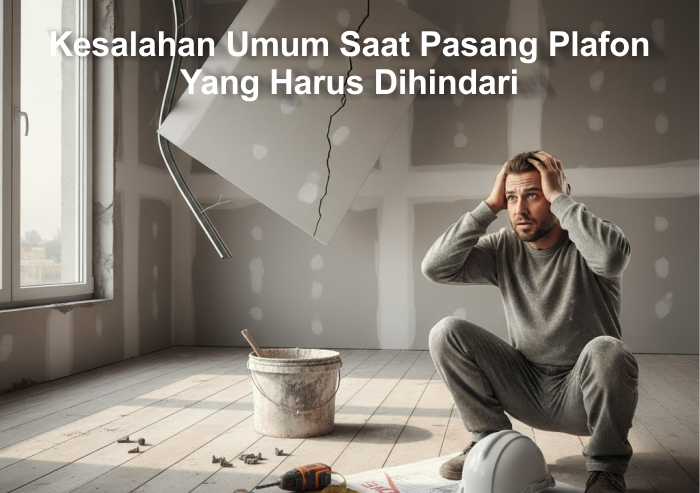 10 kesalahan pada saat pasang plafon